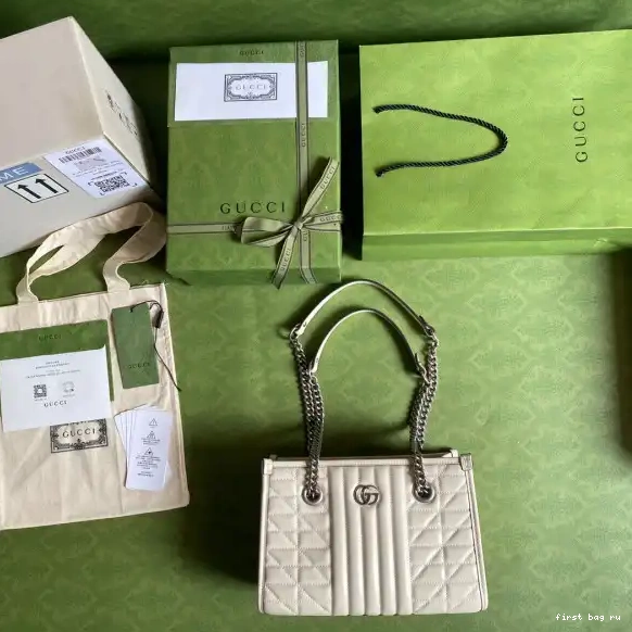 First bag ru Tote GUCCI Bag GG Marmont 0613